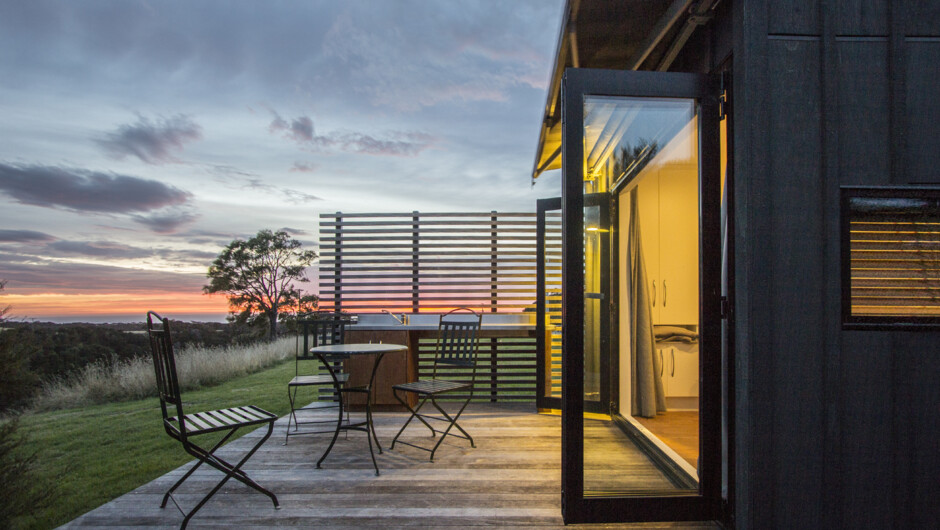 Cabana - Free standing double room with its own deck.