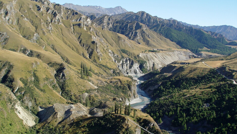 Skippers Canyon - Great scenery and loads of gold mining history up here, as well as being a film location for the Lord of the Rings movies.