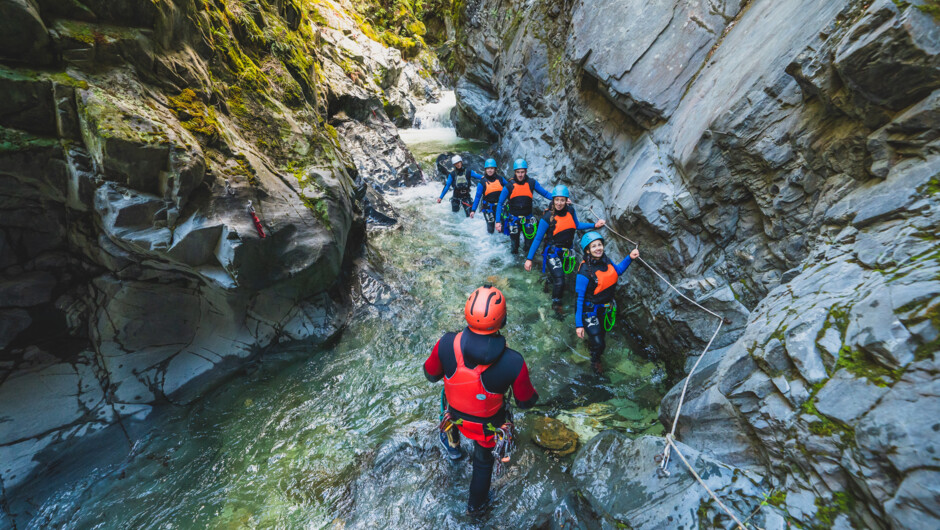 Exploring the Queenstown canyon