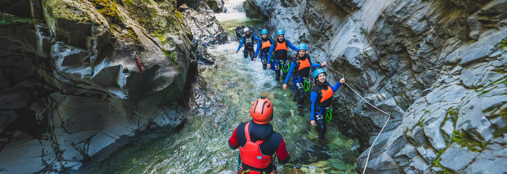 Exploring the Queenstown canyon