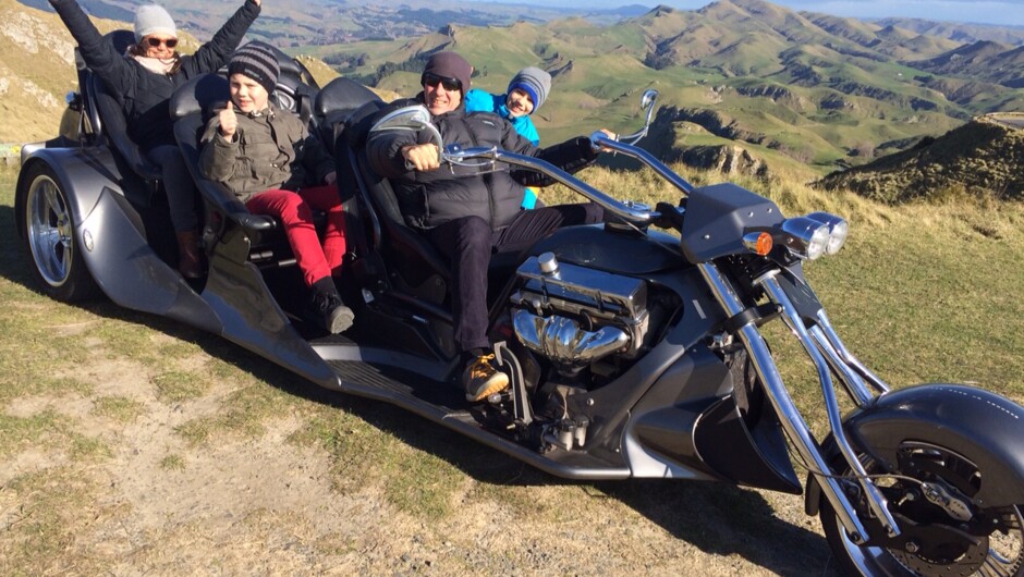 Enjoy the panoramic views at the top of Te Mata Peak!