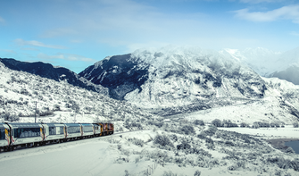 The Tranz Alpine - one of the best train journeys in the world.