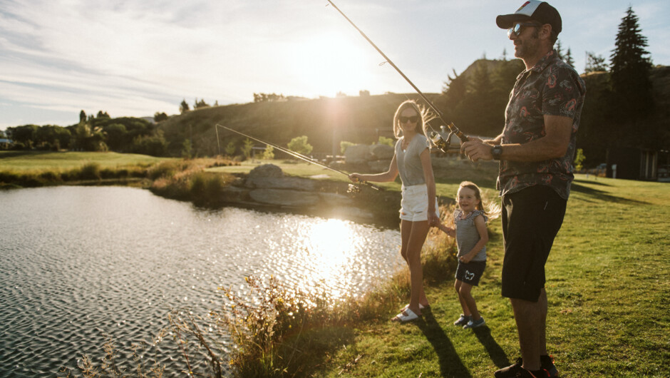 Salmon fishing at Hook, Wānaka