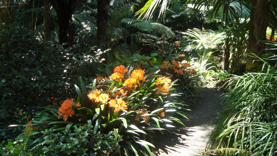 A peaceful walk through the gardens