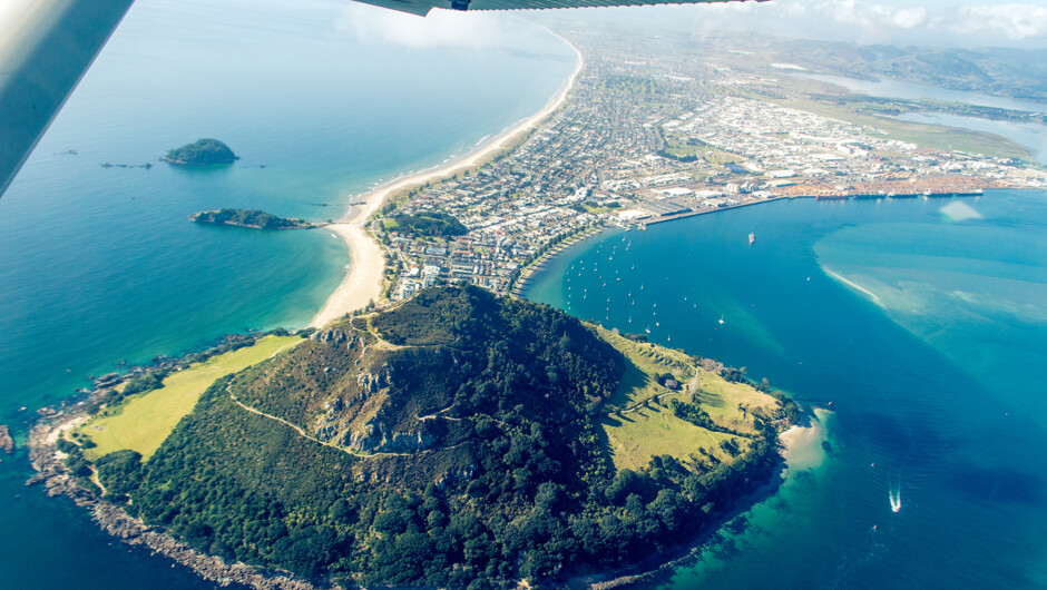 Stunning views of Mount Maunganui