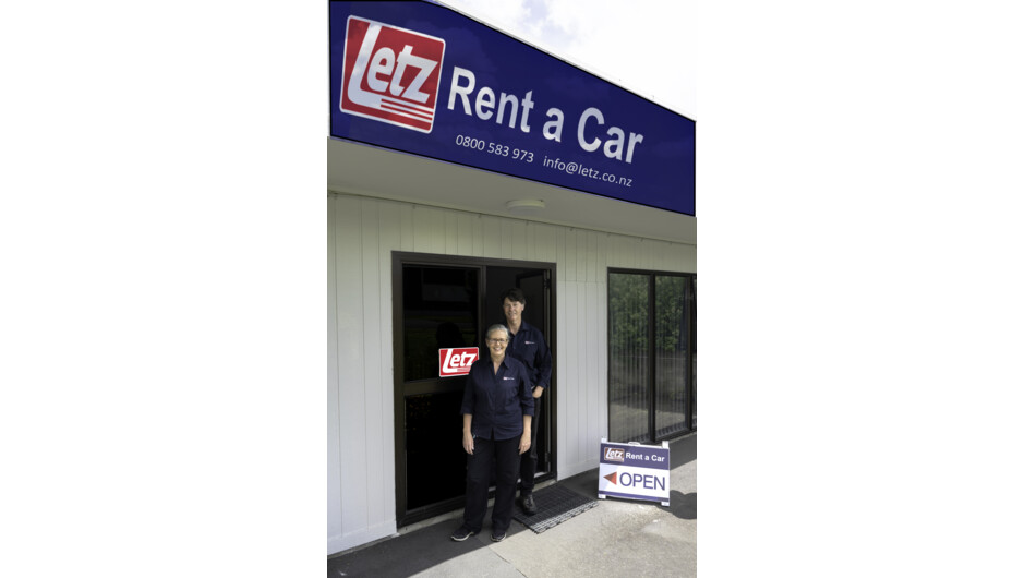 Julie and Simon of Letz Rent A Car