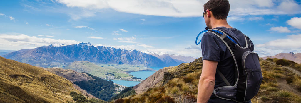 Views over Queenstown from the Ben Lomond Track by Destination Queenstown