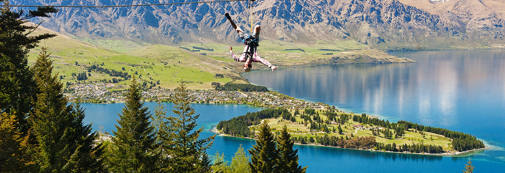 Zip lining in Queenstown offers adventurous fun for the whole family