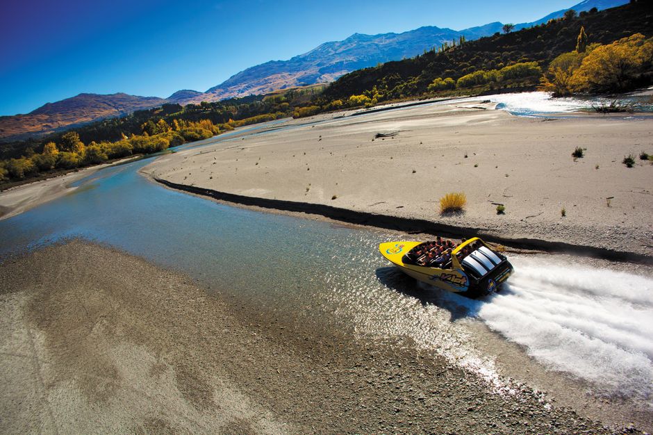 Enjoy thrills, spins and exhilaration across three waterways - Lake Wakatipu, Kawarau River and Shotover River - with KJet Queenstown.