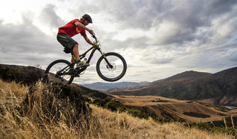 A private bike park riddled with more than 40km of pro-built trails, many of which take you high with amazing valley views.