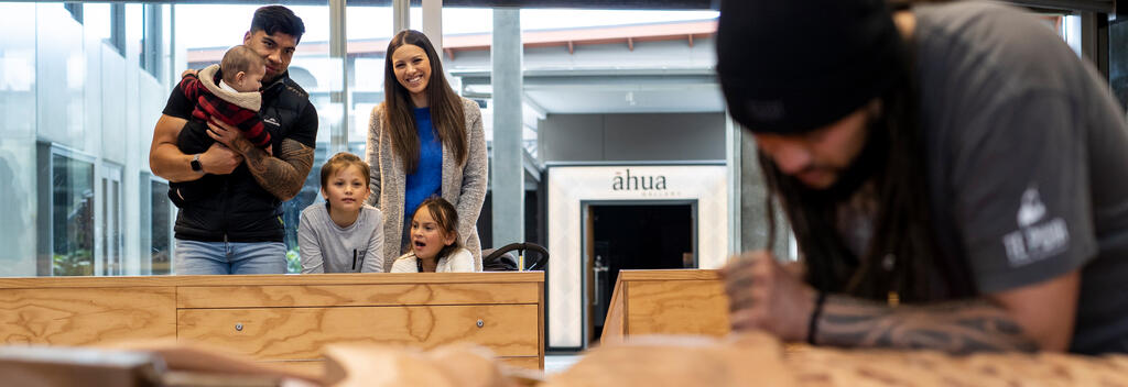 Family fun at Te Puia, Rotorua