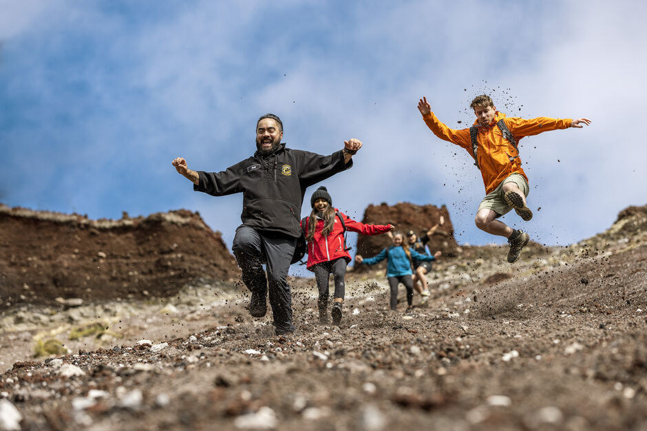 Mount Tarawera guided walk with Kaitiaki Adventures