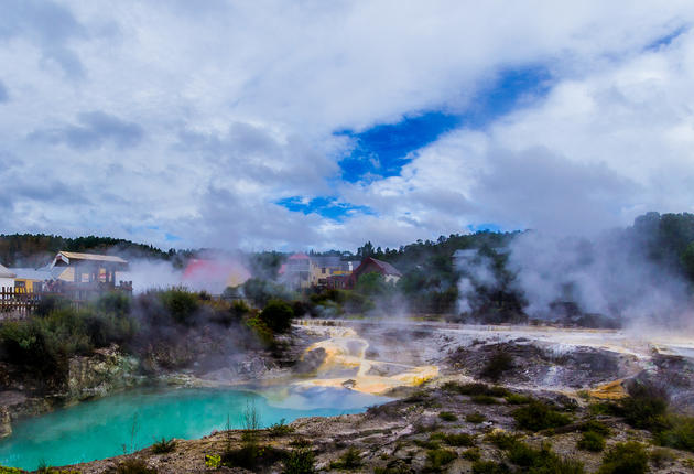 Popular geothermal areas in Rotorua 