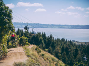 Skyline Rotorua is home to New Zealand's first year-round Gondola assisted bike lift, accessing world-class downhill mountain biking.