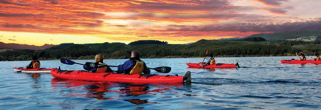 Kayaking on Lake Rotoiti