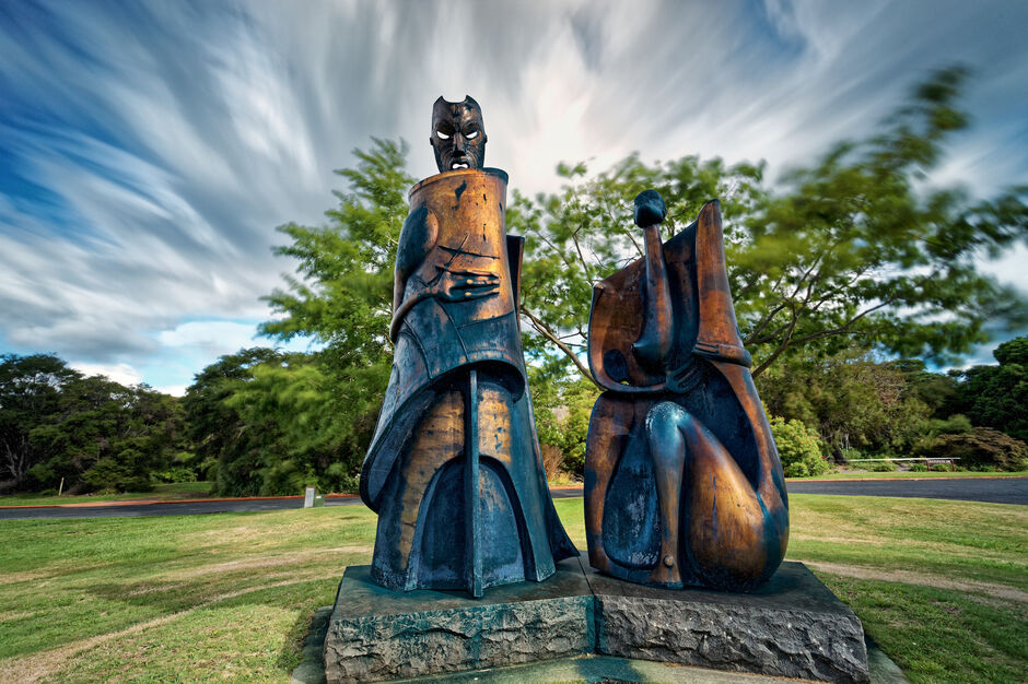 Waituki Sculpture in Government Gardens