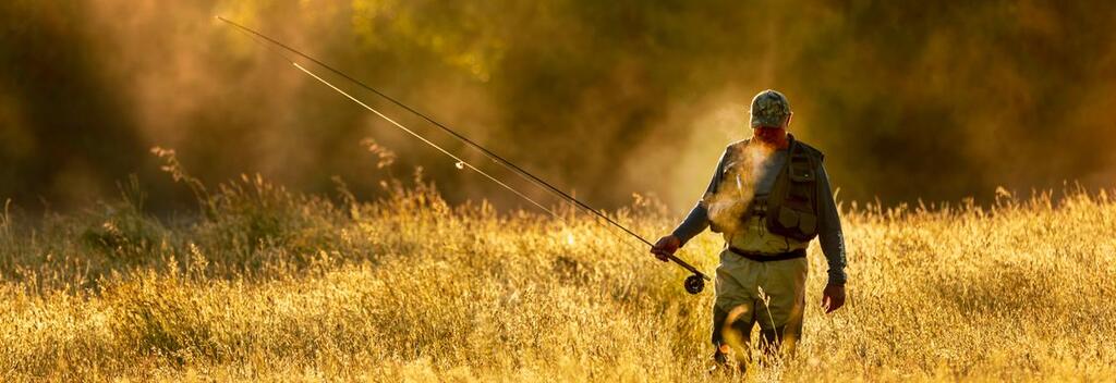 Early morning fly fishing 