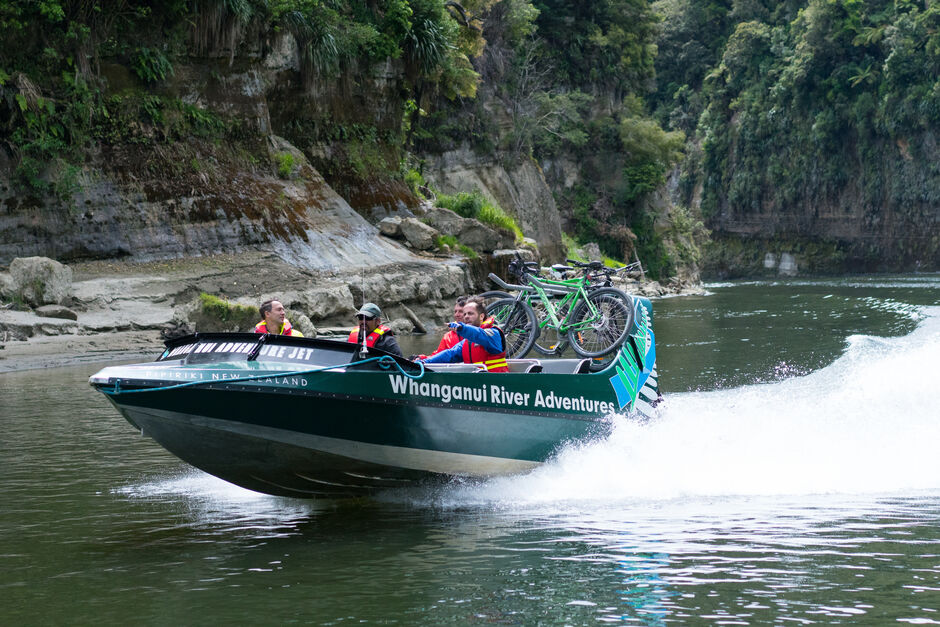 Every day is different on the Mountains to Sea cycle trail, which crosses two National Parks and the Whanganui River.