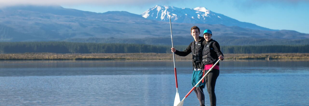 Paddleboarding, Lake Otamangakau