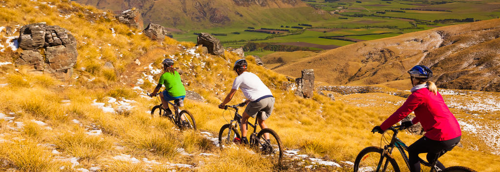 Cycling the Welcome Rock Trails, Northern Southland.