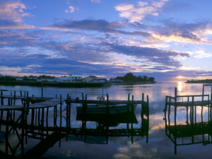 Much of the population of Riverton is employed in the local fishing industry.