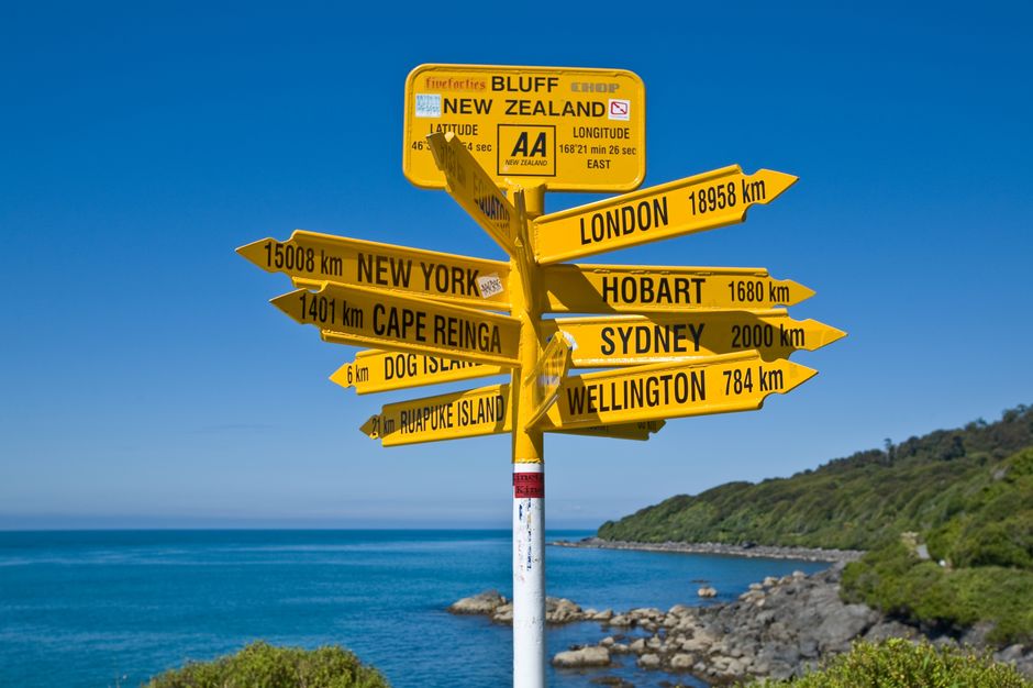 Head out to Stirling Point in Bluff and get your photograph taken with it’s memorable world distance sign post.