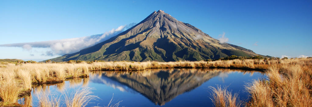 Mt Taranaki from the tarns