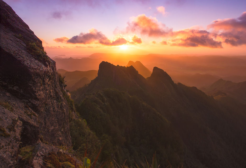 Sunrise from the Pinnacles