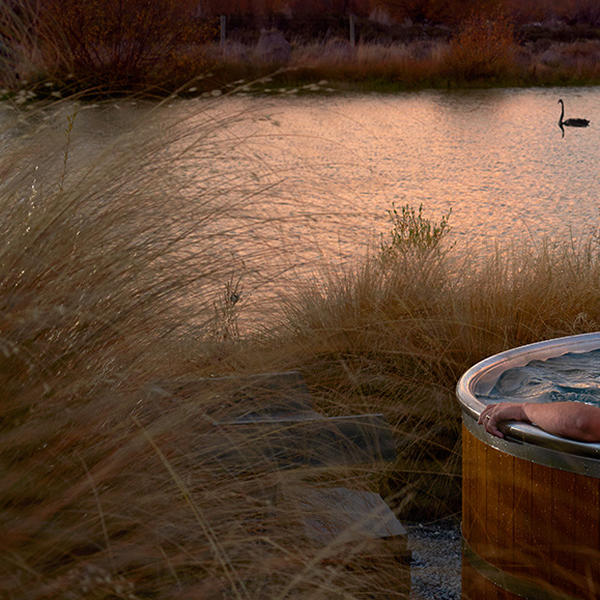 Immerse yourself in pure mountain water while soaking in the beautiful Mackenzie Country scenery around you at Hot Tubs Ōmarama 