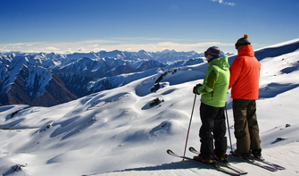 Skiing at Cardrona Alpine Resort, near Wānaka and Queenstown