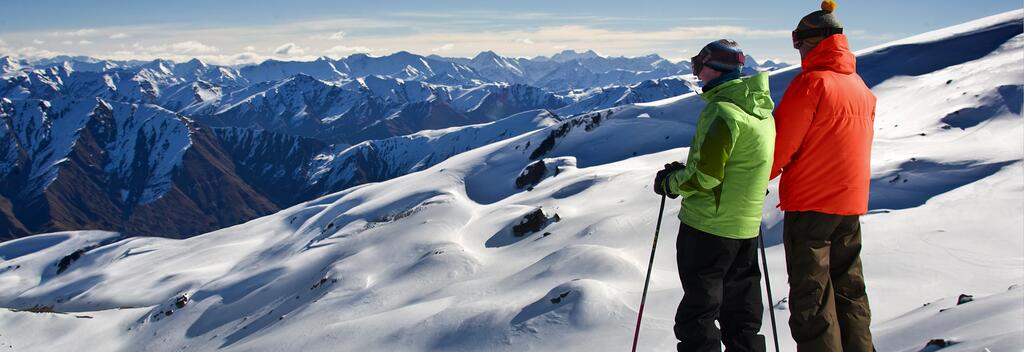 Skiing at Cardrona Alpine Resort, near Wānaka and Queenstown