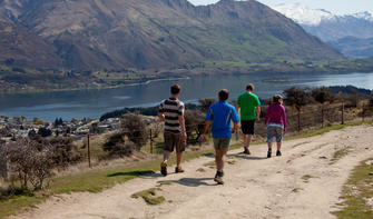 Genieße die atemberaubende Panoramaaussichten auf dem Mount Iron Track.