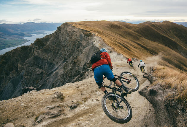 These top trails in Wānaka dish out thrills and scenic spectacle galore - a mountain biker's haven!