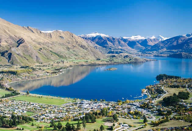 Die Region Lake Wanaka und der Ort Wanaka bieten inmitten einer beeidnruckenden alpinen Umgebung eine Abenteuer Stimmung wie Queenstown, nur etwas ruhiger.