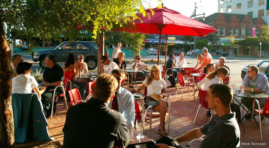 The Tasting Room, located on Courtenay Place, has a relaxed atmosphere with a wild food theme.