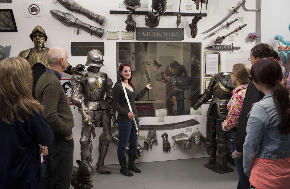 Armoury Room on the Wētā Cave Workshop Tour