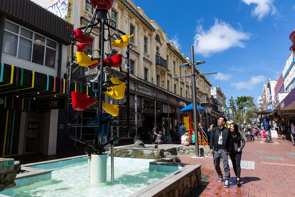 Roam the streets of Wellington, shopping up a storm.