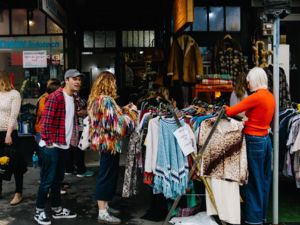 Shopping at Cuba street