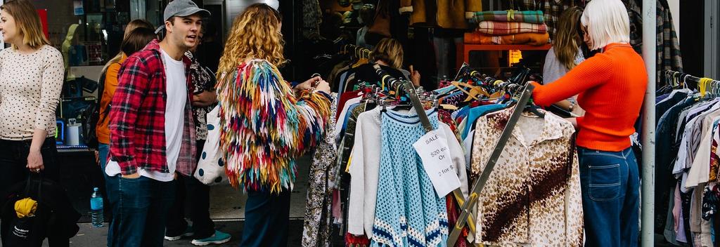 Shopping at Cuba street