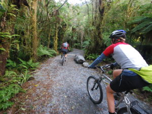 Riding the Franz Josef Glacier Track