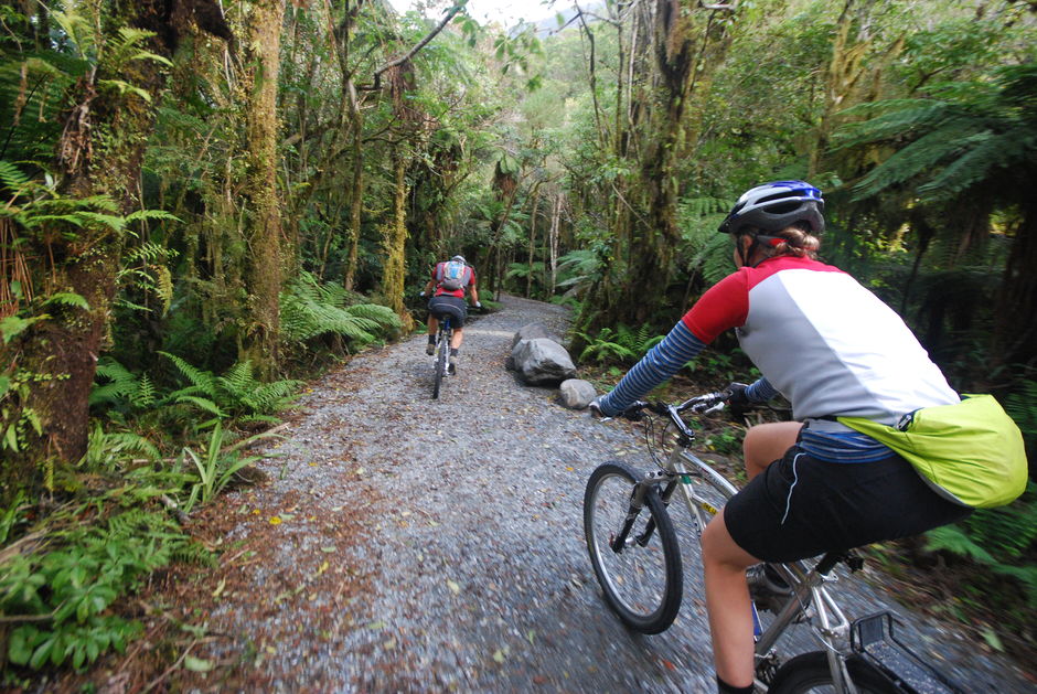 Riding the Franz Josef Glacier Track