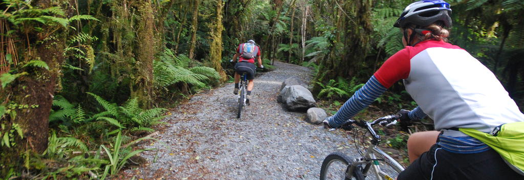 Riding the Franz Josef Glacier Track