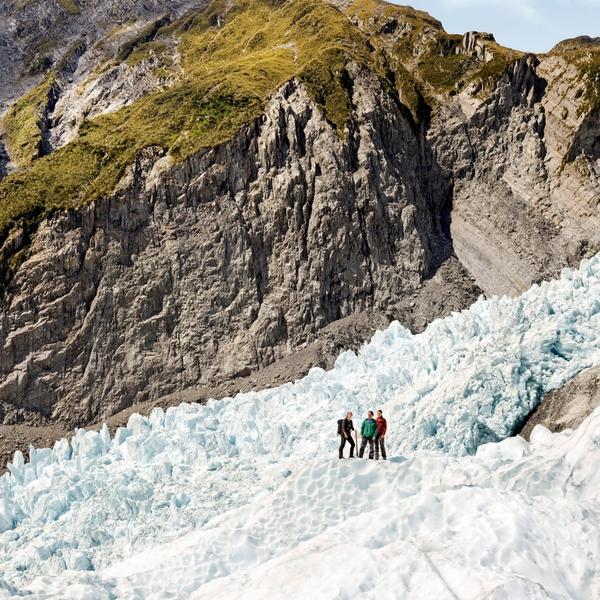 Explore glacial caves at Franz Josef