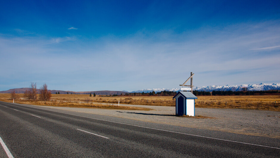 Irishmans Creek on SH 8 near Lake Tekapo.