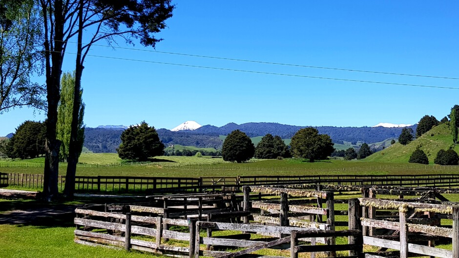 Mountain views from Rua Awa Lodge