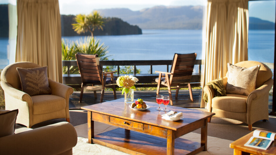 Solitaire Suite overlooking Mount Tarawera