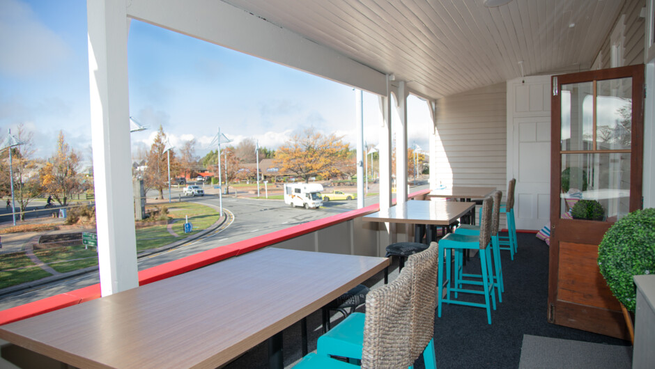 The Brown Pub Accommodation Balcony