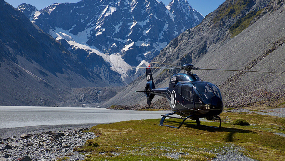 Rakaia Glaciers in January