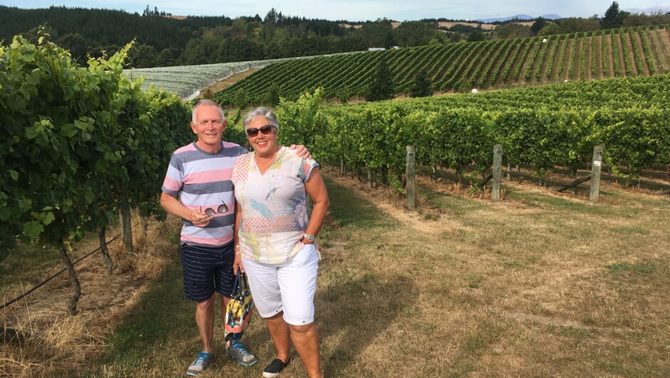 Vineyard walk at Flaxmore