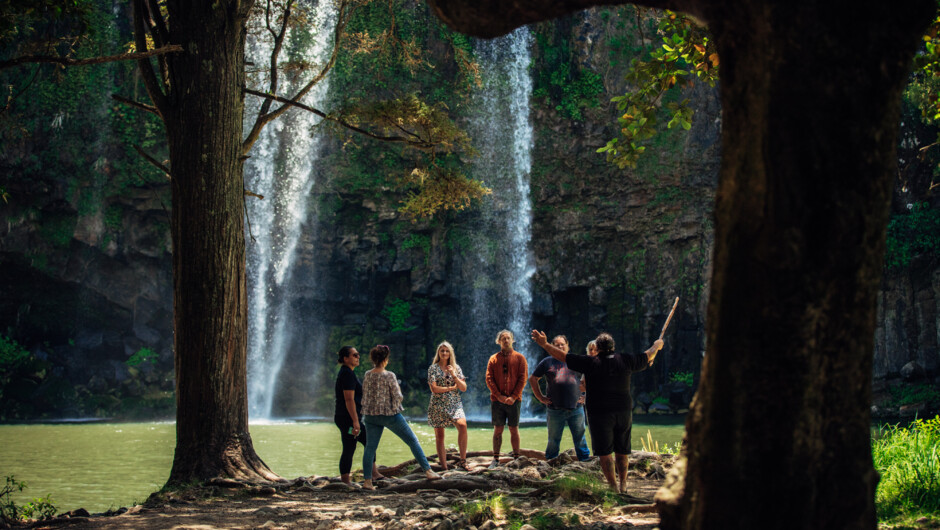 The stories come alive at Otuihau - Whangārei Falls.